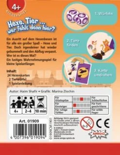 Amigo Hexe, Tier ... Wer Fehlt Denn Hier?? -Amigo 11023722 04