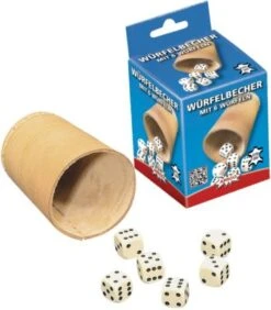 Amigo Würfelbecher Mit 6 Würfeln (8,4 Cm)