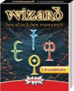 Amigo Wizard Karten Ersatzblock (2 Stück)