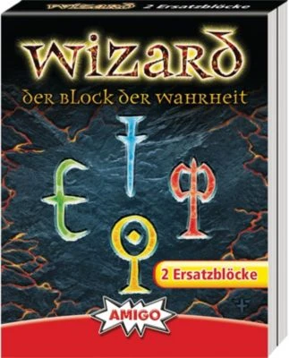 Amigo Wizard Karten Ersatzblock (2 Stück) 1 Amigo Wizard Karten Ersatzblock (2 Stück)