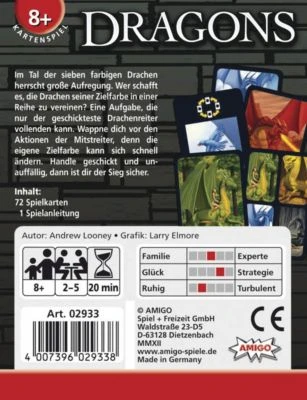 Amigo Dragons Kartenspiel Von Ab 8 Jahre 2 Amigo Dragons Kartenspiel Von Ab 8 Jahre – Bild 2
