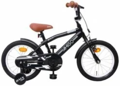 Amigo BMX Fun 16 Zoll 28 Cm Jungen Rücktrittbremse Mattschwarz