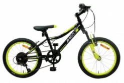Amigo Attack 20 Zoll 28 Cm Jungen 6G Felgenbremse Schwarz/Gelb