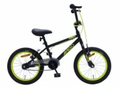 Amigo BMX Danger 16 Zoll Junior Felgenbremse Schwarz/Gelb