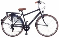 Amigo Style 28 Zoll 56 Cm Herren 6G Felgenbremse Mattschwarz