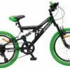 Amigo Fun Ride 20 Zoll 33 Cm Junior 7G Felgenbremse Schwarz/Grün