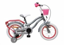 Amigo Lovely 14 Zoll 23 Cm Mädchen Rücktrittbremse Grau