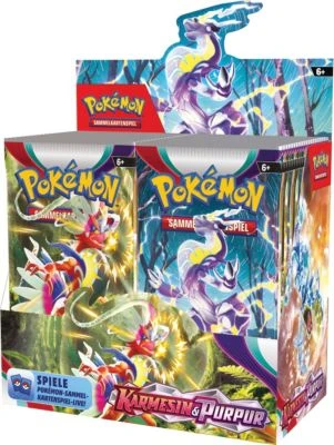 Amigo Pokemon Karmesin & Purpur 01 Booster DE 2 Amigo Pokemon Karmesin & Purpur 01 Booster DE – Bild 2